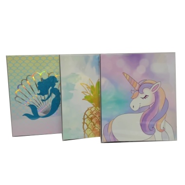 Binder 1 Fairy Tale 3-Ring w/2 Pockets Laminated Ass't