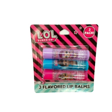 Lol Surprise! Flavored Lip Balm 3pk.