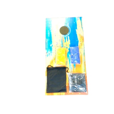 Solid Wood Cornhole Game Set 2' x 4' Pennpliy