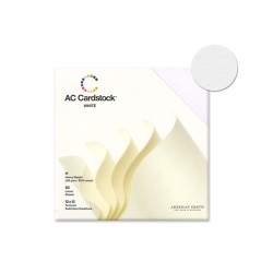 Scrapbook Cardstock: 12x12" 80lb 216gsm... A) White Solid"