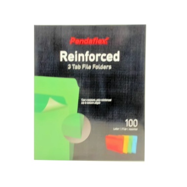 File Folders 3 Tab Reinforced 100pk. Pendaflex
