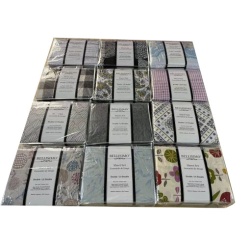 Bellisimo – 4PC Sheet Set for 14 inch mattresses – Printed King / PVC Handle Bag