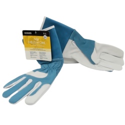 Garden Gloves Ladies M/L Leather Precision Fit Fieldwork