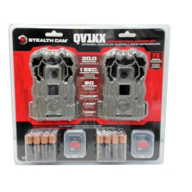 Infrared Trail Camera Kit Trail 2pk. w/SD Cards 20.0 Megapixels Stealth Cam