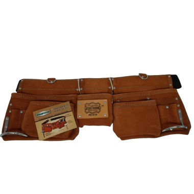 Tool Pouch 7 Pocket Brown Leather Pro Pouch