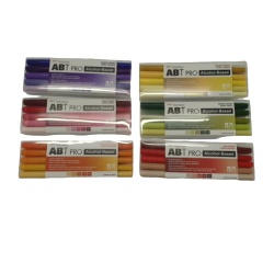 Alcohol Based Marker 5pk. Ass't Colours Tombow Abt Pro