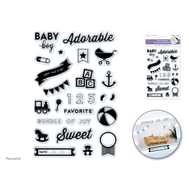 Clear Stamps: 4.3x6.3