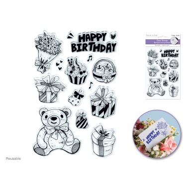 Clear Stamps: 4.3x6.3