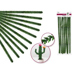 Craft Stems: 12 Artificial Pine 10pc PVC"