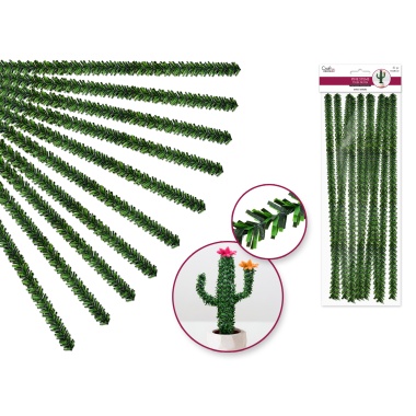 Craft Stems: 12 Artificial Pine 10pc PVC