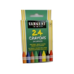 Crayons 24pk. Sargent Art