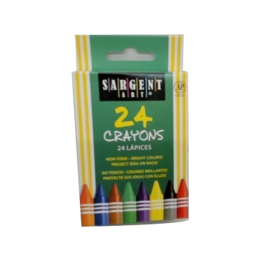 Crayons 24pk. Sargent Art