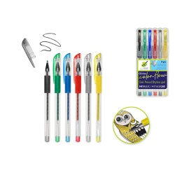 Glitter Gel Pens Metallic Color-Flow