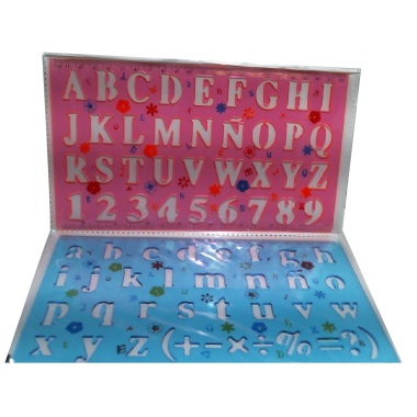 Letter Stencil 2pc 5/8x7/8 Office Works