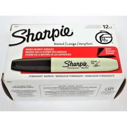Marker Chiseltip Permanent 12/bx Sharpie