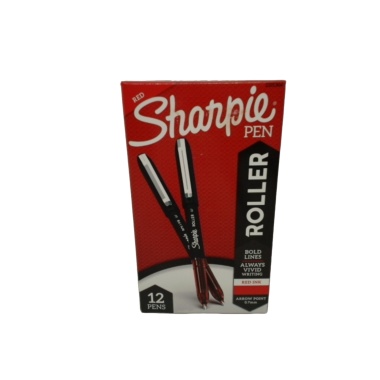 Roller Pen 12pk. Red Ink 0.7mm Sharpie (or $0.99ea)
