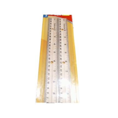Rulers 2Pk. 30cm./12 Wood with Metal Edge