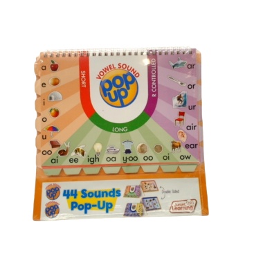 Book Vowel Sounds Pop Up 44 Sounds Junior Learning