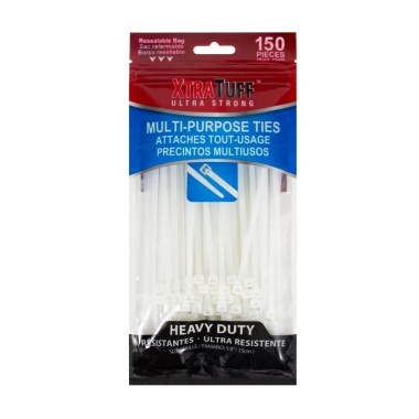 Cable Ties 5.9 150 Pcs Xtra Tuff