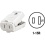Female Plug Connector 2-Wire White Or Black