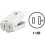 Female Plug Connector 2-Wire White Or Black