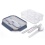 Food Container 3 Compartment 5 Piece 34oz. Built