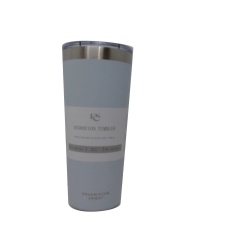 Hydration Tumbler 20oz. Grey Vacuum Insulated Stainless Steel Phantom Chef