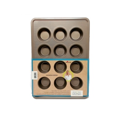 Muffin Pan 12 Cup Non Stick Anna Olson Kitchen