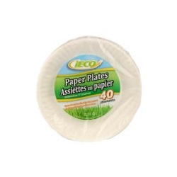 Paper Plates 9” 40/bag x 24/case