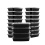 Rectangular Food Storage Containers 28oz. 50pk. Black (or 2/$17.99)