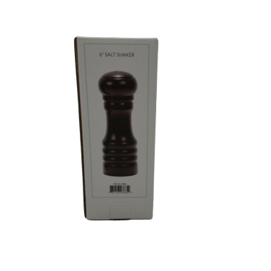 Salt Shaker 6 Wood Unfilled
