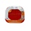 Sectional Tray Plates 4pk. 3 Sections Plastic Arrow For Kids
