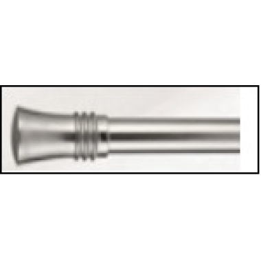 curtain rod Silver extendable triangle-design