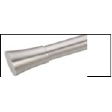 curtain rod Silver extendable triangle solid