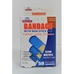 Bandage invisible" Hidden Protection 50pk Asstd"