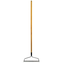 Bow Rake 14T Wood 48in Handle