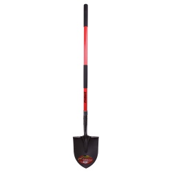 Shovel round 9.5x58 inch fiberglass L handle