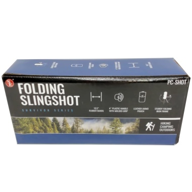 Folding Slingshot 4 Handle w/Molded Grip 10.5