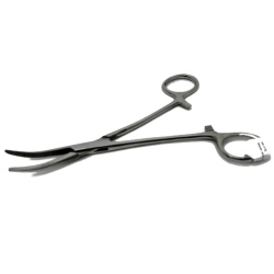 Forceps Curved 6-1/4 Stainless Steel"