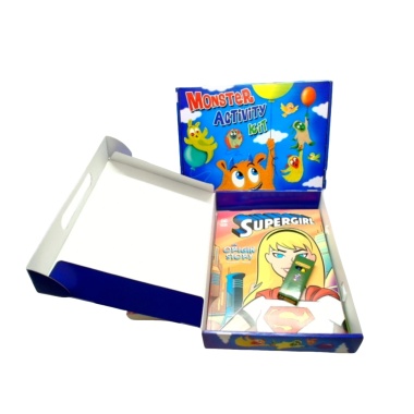 Monster Activity Kit w/Colouring Books, Crayons Etc.