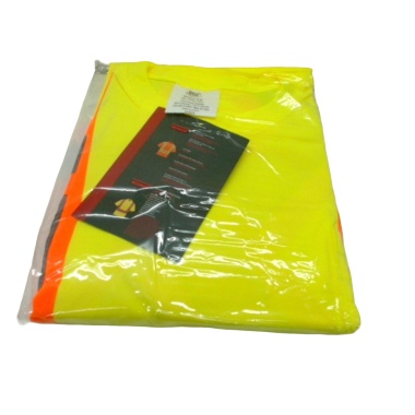 High Viz Safety T-Shirt Fluorescent Yellow Medium Bedrok