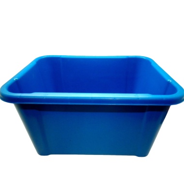 Blue Plastic Bin heavy duty 21 X 15