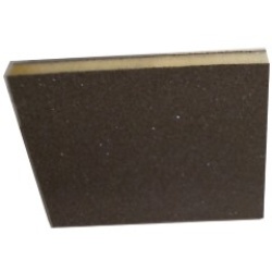 Sanding Sponge Foam 3.75x4.75"x1/2" 100 Grit Double Sided Seconds"