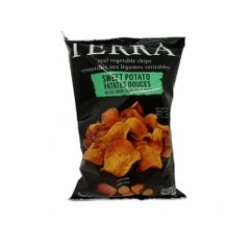 Real Vegetable Chips Sweet Potato 141g. No Salt Added Terra