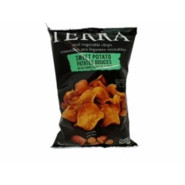 Real Vegetable Chips Sweet Potato 141g. No Salt Added Terra