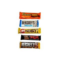 Assorted Chocolate Bars Hershey's, Reese's, Oh Henry!, Skor - each sold individually