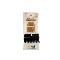 Claw Clips 3pk. All Hair All Day Hold Scunci