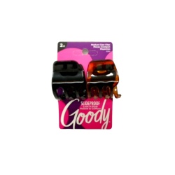 Medium Claw Clips 2pk. Slideproof Goody