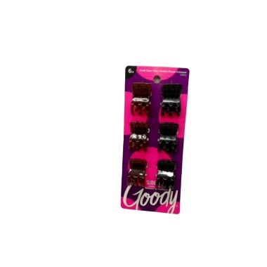 Small Claw Clips 6pk. Slideproof Goody