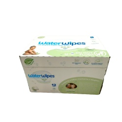 Water Wipes Baby Wipes 12pks. X 60 Wipes (endcap)